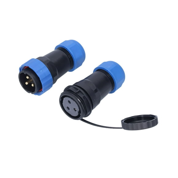Aircraft Cable Connectors, Aviation Connector IP68 Waterproof For Computers For Communication Equipment For Instruments 3 Core