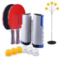 thumbnail image 2 of Entrenador de tenis de mesa, juego de 13 piezas, juego de malla telescópica automática para tenis de mesa, juguetes antimiopía para niños, 2 of 4