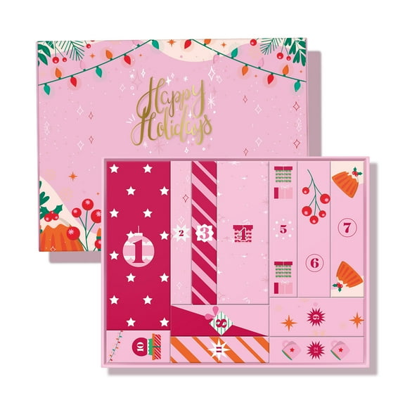 12-Piece Makeup Surprise Box - Advent Calendar for Women & Teens, Holiday Beauty Gift for Her, 100ml