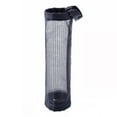 thumbnail image 2 of Bag Holder for Plastic Bags,Mesh Hanging Grocery Bag Dispenser, Foldable Washable Breathable Hanging Mesh Garbage Bag for Kitchen-Black, 2 of 6