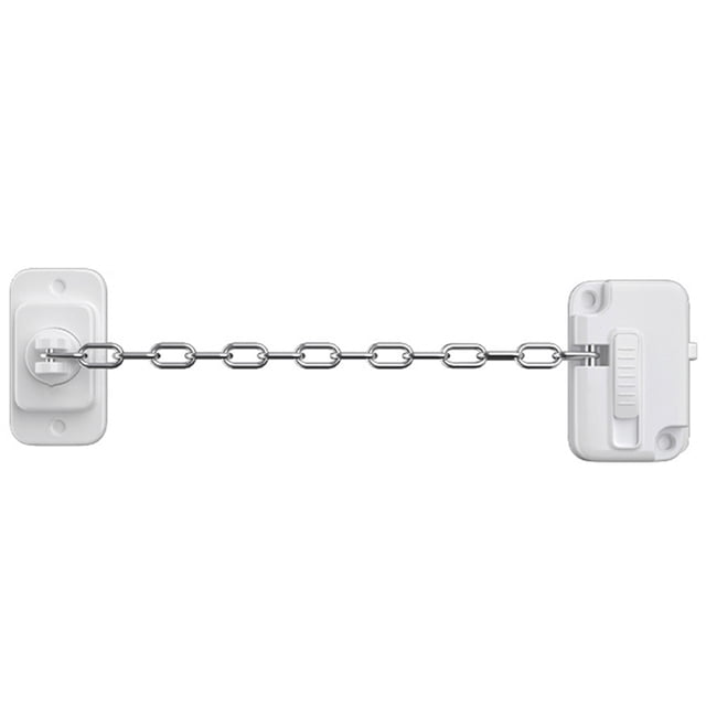 Cerraduras De Ventana Wdftyju cadena de seguridad autoadhesiva 2 uds