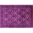 thumbnail image 1 of Ahgly Company Indoor Rectangle Persian Purple Traditional Area Rugs, 4' x 6', 1 of 4
