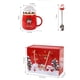 thumbnail image 3 of Originality Mug Christmas Ceramic Cup With Lid Spoon Office Large Capacity Drinking Cup Christmas Gift 400ml, 3 of 9