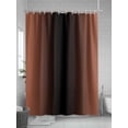 thumbnail image 5 of Shower Curtains Burnt Orange Black Ombre Bath Curtain Gradient Color Waterproof Bathroom Shower Curtain Set with Hooks Decoration 36 x 72 Inches, 5 of 7