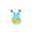 Yellow, variant on Fun Dog Chew Toy, Cute Expression, Fun Cartoon Aliens-Shaped Plush Toy, Built-In Sound Mechanism, Helps With Dog'S Dental Health, For Small And Medium-Sized Dogs.
