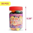 thumbnail image 3 of Gumballs for Kids - Fruit Shaped Gumballs - Chewing Bubble Gum - Bubble Gum for Kids - Colored Gum Balls - Fruity Gumballs in Jar, 3 of 6