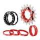 thumbnail image 2 of Rueda dentada  Rueda de inercia antigua Rueda dentada popular para MTB rojo shamjiam Casete de una velocidad, 2 of 9