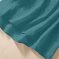 thumbnail image 6 of TFEOQRY Women's Cotton Linen Embroidery Blouse 3/4 Sleeve Crew Neck Casual Loose Lightweight Tops for Daily Wear, 6 of 9