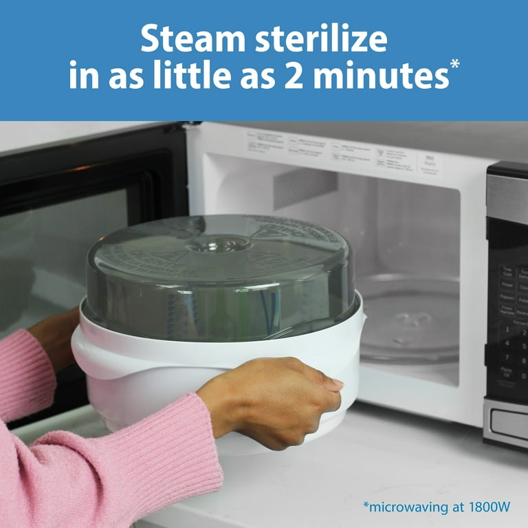 Brown's Microwave Steam Sterilizer, Quickly Sterilize Baby
