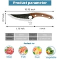 thumbnail image 2 of Professional 8 Inch Meat Cleaver Knife - Chinese Cleaver/ Chef Knives, Stainless Steel Durable Sharp Cooking Knife with Ergonomic Handle, 2 of 11