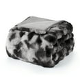 thumbnail image 2 of Amelie Home Faux Rabbit Fur Throw Blanket – Soft Plush Bubble Texture for Couch or Bed, 2 of 6