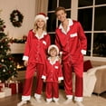 thumbnail image 6 of 3. Silky Christmas Family Pajamas Set, Sleepwear, Coordinated Holiday Matching Outfits for Everyone, 6 of 6