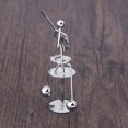 thumbnail image 2 of BRIGHTFUFU Creative Little Balance Ball Swinging Tumbler Craft Metal Craft para Home Office Desktop Decoration (Mini Guitar), 2 of 7