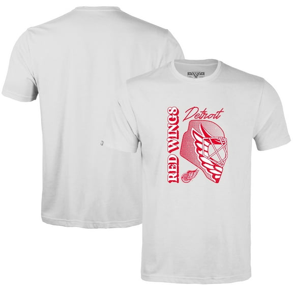 Men's Levelwear White Detroit Red Wings Retro Richmond Netminder T-Shirt