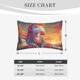 thumbnail image 4 of Xecao Meditating Cute Horse for Decorative Throw Pillow Case for Couch,Sofa or Bed Set,Pillow Cover for Sofa Home Decor Ideal Gift-14"x20", 4 of 6