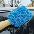 thumbnail image 6 of Dusknt Sky Blue Car Cleaning Gloves, Cleaning Brush,Car Cleaning Hand 2Pcs Car Wash Kit Microfiber Clean Tire Wheel Brush Sponge Car Interior Cleaning Brush Car Care Detailing Set Guy Gifts, 6 of 9