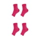 thumbnail image 2 of Wosthever 2 pares de mangas de compresión para pies de amplia aplicación, deportes y diario, cómodos de llevar, rosa, L/XL rosa XL/XL 2Conjunto, 2 of 6