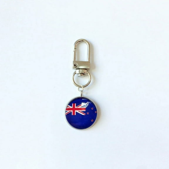 New Zealand Flag World Cup Keychain Football Flag Pendant Gift Accessories Bag Decorative Pendant Car Keychain