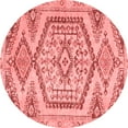thumbnail image 1 of Ahgly Company Indoor Round Persian Red Traditional Area Rugs, 6' Round, 1 of 4