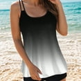 thumbnail image 2 of GUOBIOZIY Women's Flowy Tankini Tops Only - Modest Bathing Suit Loose Fit Plus Size Swimsuit Swim Tops for Women Summer High Waist Soft Comfortable Swimwear (Black,XL), 2 of 5