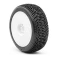 thumbnail image 2 of AKA PRODUCTS INC. 1/8 Buggy Impact Med Long Wear EVO Wheel Mnt Wht AKA14007ZRW RC Tire, 2 of 2