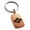 Rose, variant on Stainless Steel Takeda Samurai Crest Engraved Small Rectangle Dog Tag Charm Keychain Keyring