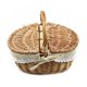 thumbnail image 3 of Picnic Basket For Picnic Hiking Family Gatherings Wicker Shopping Storage Hamper Large Capacity Basket Storage Basket Supplies, 3 of 10