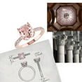 thumbnail image 6 of Everly Women's Morganite and Diamond 10k Rose Gold Ring, 6 of 9