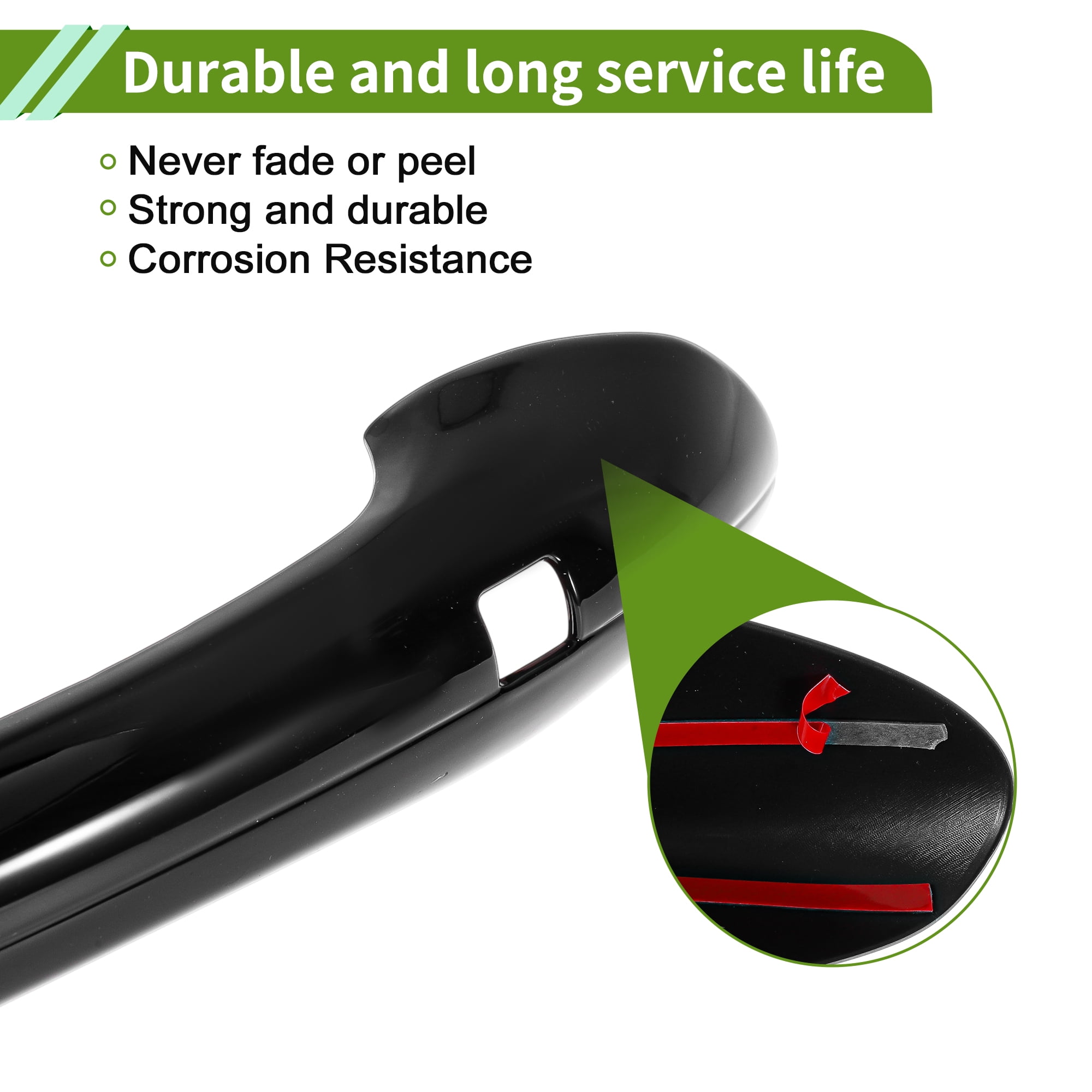Unique Bargains Exterior Door Handle Cover Trim for Hyundai Santa Fe 2019-2023