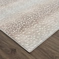 thumbnail image 4 of BoutiqueRugs Pointblank Animal Print Antelope Oversized Area Rug - Contemporary Leopard Print Carpet for Living Room, Bedroom - Tan, Brown, Taupe, Cream - 9'10" x 14', 4 of 19