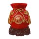 thumbnail image 2 of Bolsa de bendición Feng Shui para año Nuevo Chino, decoración de jarrón, estatua, Material de resina para decoración de jardín interior y exterior , Rojo Macarena Cesta china, 2 of 8
