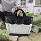 thumbnail image 4 of Bolsa de herramientas de jardín, bolsa de jardín de tela Oxford 600D con bolsillos, bolsa organizadora, bolsa de almacenamiento de jardinería para mujeres y hombres, juego de herramientas para plantas de jardín Ormromra XWJ-A0022-2, 4 of 8