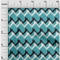 thumbnail image 1 of oneOone Cotton Silk Fabric Chevron Geometric Fabric Prints By Yard 42 Inch Wide, 1 of 1
