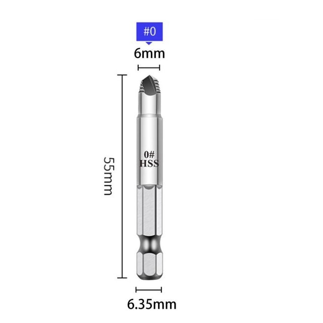BTOER 1PC Broken Screw Extractor Remover Set Easy Out Damaged Stripped Drill Bits Bolt Removal Rusted Broken Wire Extractor