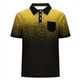 thumbnail image 3 of ameIAEA Men's Summer Short Sleeve Casual 3 Button T-Shirts Basic Golf Work Tees Tops with Pocket, 3 of 5