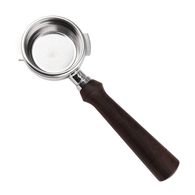 Bearachild Manija de la máquina de café Presión profesional Sin fondo Portafiltro universal Acero inoxidable Tazón de polvo Fabricante Cesta Bar Juegos de servir café y té tipo 4 Bearachild HA064517-04