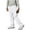 White, variant on Vibes Men's Cargo Zipper Pocket Sweatpants Adjustable Leg Open