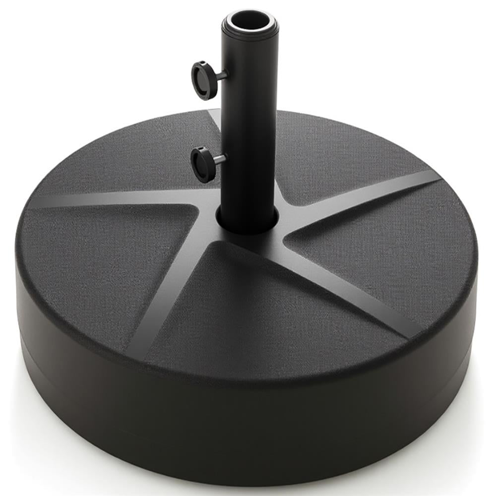 Aimee Lii Patio Umbrella Base 88LBS Capacity Water and Sand Fillable Market Table Umbrella Stand, Outdoor Umbrella Bases for Patio Pool Deck-Black