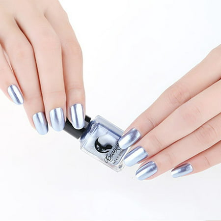 17 Color Mirror Nail Polish Metal Color Stainless Steel Color Mirror Silver Nail  Polish Nail Decoration | Walmart Canada