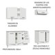 thumbnail image 4 of Mueble Modular Integral Almacenamiento Garaje Madesa 200 blanco, 4 of 10