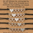 thumbnail image 4 of HOTYA Best Friend Bracelet Braided for 5 Sister Jewelry Bangle Gift Friendship Couple, 4 of 9