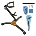 thumbnail image 4 of Saxofón Alto Sax Stand Sporter Rack Metal Saxofón Kit De Limpieza Accesorios De Saxofones Portátiles, 4 of 7