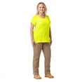 thumbnail image 5 of Dickies Women's Plus Cooling Short Sleeve Pocket T-Shirt, Bright Yellow, 3PS, 5 of 5