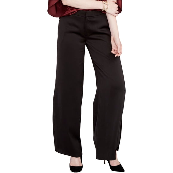 Pantalones de vestir con abertura lateral Rachel Roy para mujer Negro 6 Regular