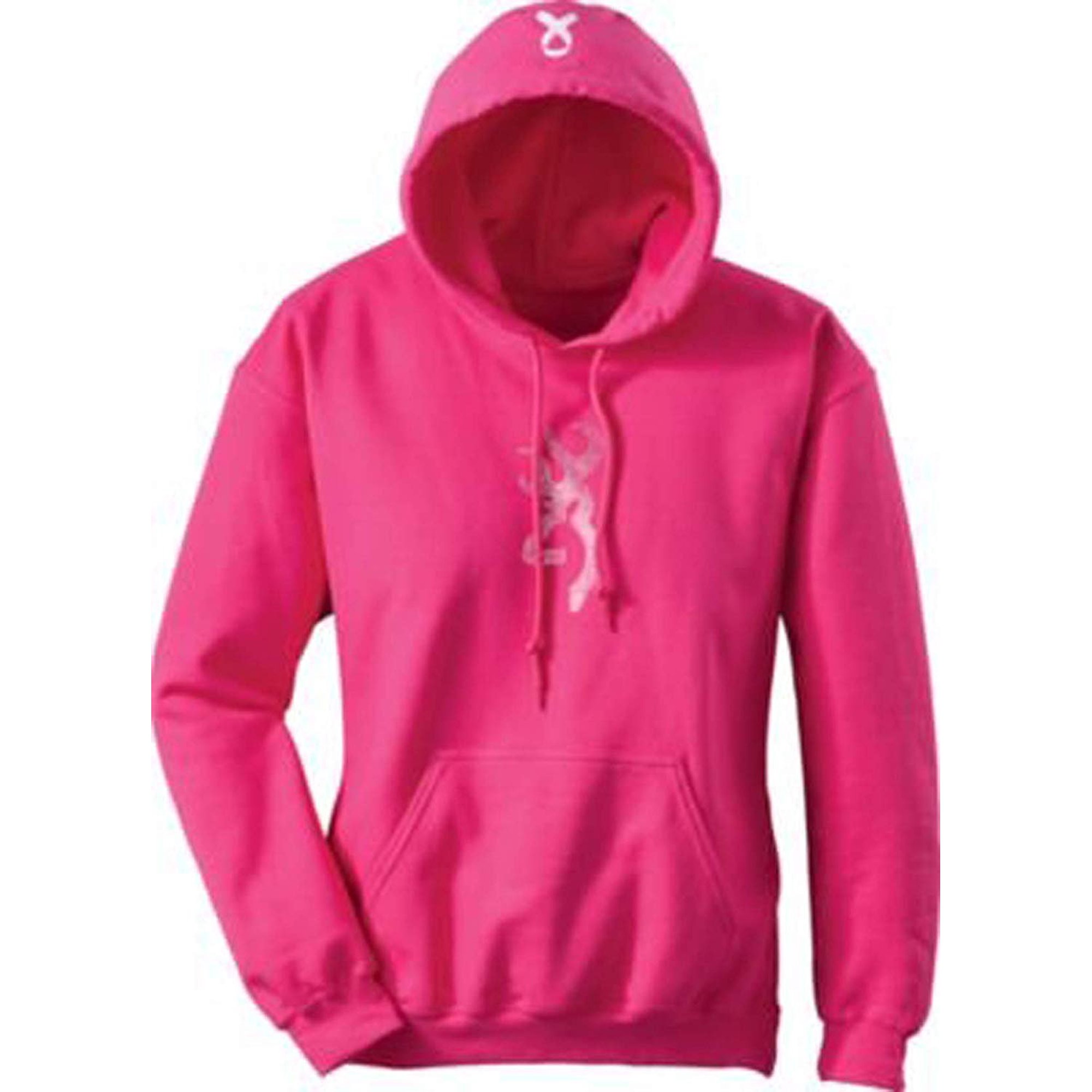 Browning Women's Breast Cancer Awareness Bling Sweatshirt Hoodie Fuchsia  Pink (Small) - Walmart.com