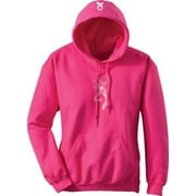 Browning Women's Breast Cancer Awareness Bling Sweatshirt Hoodie Fuchsia Pink (Medium)