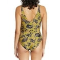 thumbnail image 2 of Tanya Taylor Womens Kelly Wrap One-Piece, XS, Green, 2 of 3