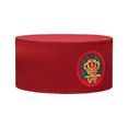 thumbnail image 2 of Order Of The Amaranth Crown Cap - Red Silk with Intricate Embroidery, 2 of 4