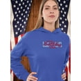 thumbnail image 2 of Happy Birthday Usa Banner Hoodie Women -Image by Shutterstock, Female 5X-Large, 2 of 4