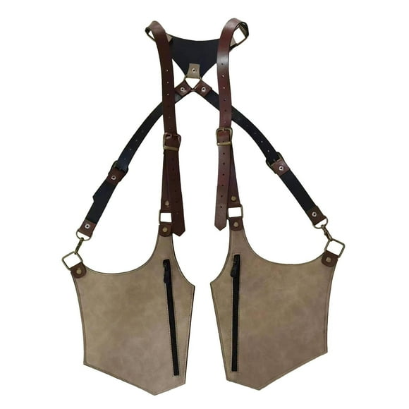 Bolso de Hombro Jinwen para Axila Utilidad Moda Correr Cosplay Mujer Caqui